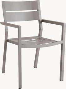 Cadeiras de jardim com braços Delia, conjunto de 2