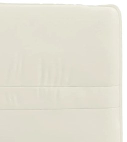Cadeiras de jantar 2 pcs veludo cor creme