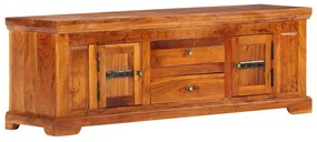 Móvel de TV 119x30x40 cm madeira de acácia maciça