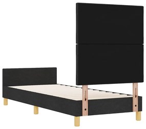 Cama vidaXL Preta 80x200 cm em Tecido