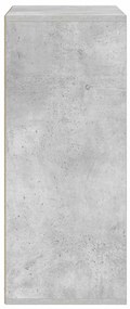 Estante cinzento cimento 60x30x71,5 cm derivados de madeira