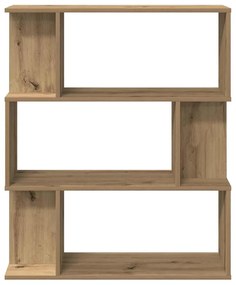 Estante 80x24x96 cm derivados de madeira carvalho artisiano