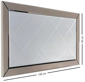 Espelho A330D – Prateado – 130x65x2,2 cm