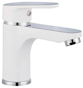 425797 SCHÜTTE Torneira misturadora de lavatório ALASKA branco e cromado