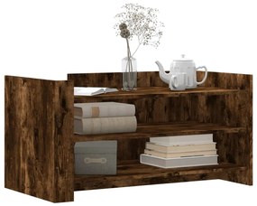 Mesa de centro 100x50x50cm derivados de madeira carvalho fumado