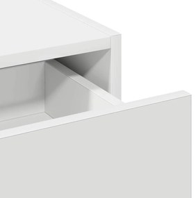 Aparador de parede branco 100x40x70 cm