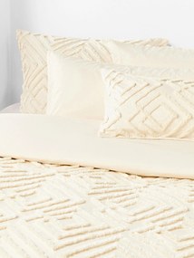 Capa de edredão em percal de algodão com acabamento tufado Phil