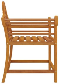 Cadeiras de jardim 2 pcs 91x62x94 cm madeira de teca maciça