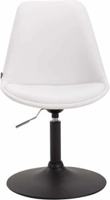 Conjunto de 4 cadeiras Jantar Maverick B em couro sintético branco