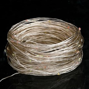 Cordão de micro luzes 40 m 400 LED 8 funções colorido