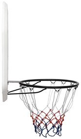 Tabela de basquetebol 109x71x3 cm polietileno branco