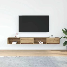 Móveis TV 2pcs 100x31x25,5cm deriv. madeira carvalho artesanal