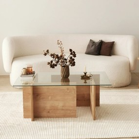 Mesa de Café Escape - Carvalho Safira - 105x40x65 cm
