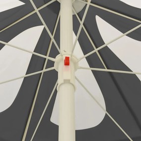 Guarda-sol de praia 240 cm antracite