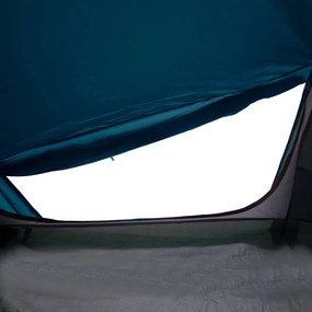 Tenda de campismo túnel para 2 pessoas impermeável azul