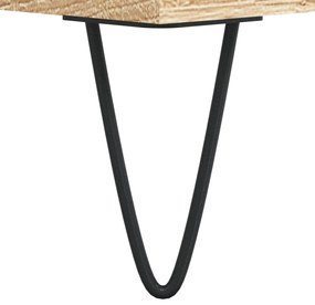 Mesa de centro 90x50x36,5 cm derivados madeira carvalho sonoma