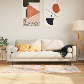 vidaXL Tapete lavável antiderrapante 80x150 cm multicor