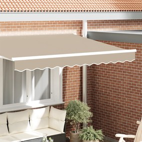 vidaXL Valance de Toldo para Estrutura de 3 m Bege 2.8x0.2 m