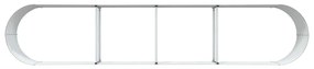 Cama Elevada de Jardim Marrom vidaXL 400x80x44 cm Aço Galvanizado