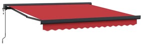 Toldo Retrátil Automático Vermelho 300x250 cm