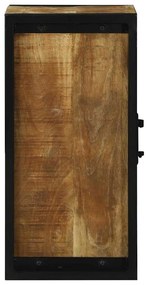 Armário de casa de banho 40x30x60 cm de madeira maciça em mangueira ás