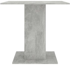 Mesa de jantar derivados de madeira cinzento cimento