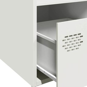 Móvel alto 35x39x103,5 cm aço branco