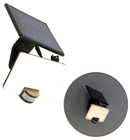 Moderne straler zwart incl. LED IP54 Solar - Elif Moderno