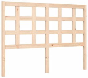 Cama sem colchão 140x190 cm madeira de pinho maciça