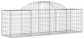 Cestos gabião arqueados 18pcs 200x50x60/80 cm ferro galvanizado