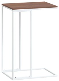 Mesa de apoio 40x30x59 cm derivados de madeira branco