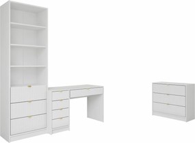 Conjunto para escritório em casa Comfivo Larmire 120