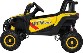 Buggy elétrico para Crianças 12V 4x4 Madman UTV-MX Rodas de espuma EVA Amarelo
