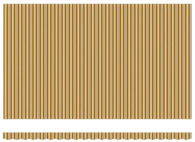 Toldo Retrátil Automático Listrado Multicolorido 500x350 cm