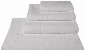 70x140 cm / 30 toalhas brancas hotelaria 100% algodão fio convencional duplo torcido