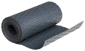 Telas de varanda 10 pcs 255x19 cm vime PE antracite