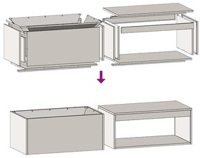 Fogueira vidaXL com Armazenamento de Toras 160x45x35 cm Aço Envelhecid