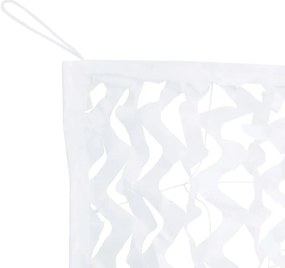 Rede de camuflagem com saco de arrumação 706x140 cm branco