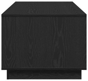 Mesa de Centro em Carvalho Preto 102x55x43 cm Feita de Madeira de Enge