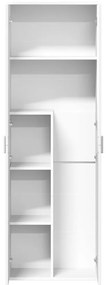 Aparador alto 60x35x180 cm derivados de madeira branco