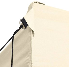 Tenda dobrável profissional festas 3 paredes 3x4m aço cor creme