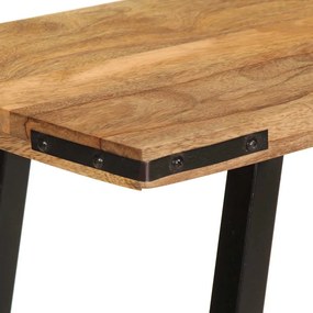Mesa consola 110x30x75 cm madeira de mangueira maciça