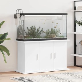 833631 vidaXL Suporte de aquário 101x41x58 cm derivados de madeira branco
