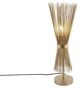 Candeeiro de mesa rústico em latão - Broom Rústico