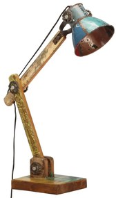 Candeeiro secretária industrial redondo 23x18x95cm E27 multicor
