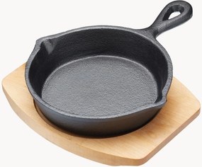 Frigideira de ferro fundido com tábua de servir Artesà