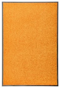 Tapete de porta lavável 60x90 cm laranja
