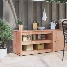 vidaXL Armário de Cozinha Externa 106x55x64 cm Madeira Sólida de Douglas