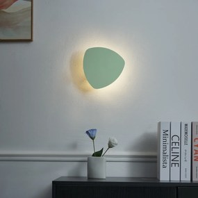 Candeeiro de parede de design verde orgânico 20 cm 2-luzes - Pulley