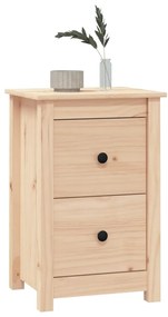 Mesa de cabeceira 40x35x61,5 cm madeira de pinho maciça